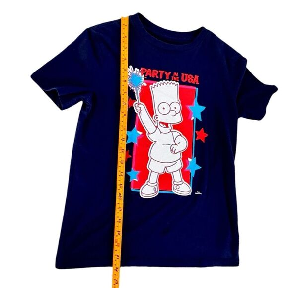 The Simpsons Kids Matching Americana Gender-Neutral Graphic Tee. Large. 10-12. - Picture 6 of 9